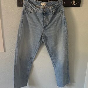 Madewell The Darted Barrel Leg Jeans 30T